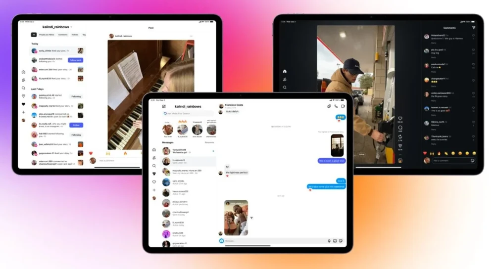 Meta Rilis Instagram untuk iPad Setelah 15 Tahun